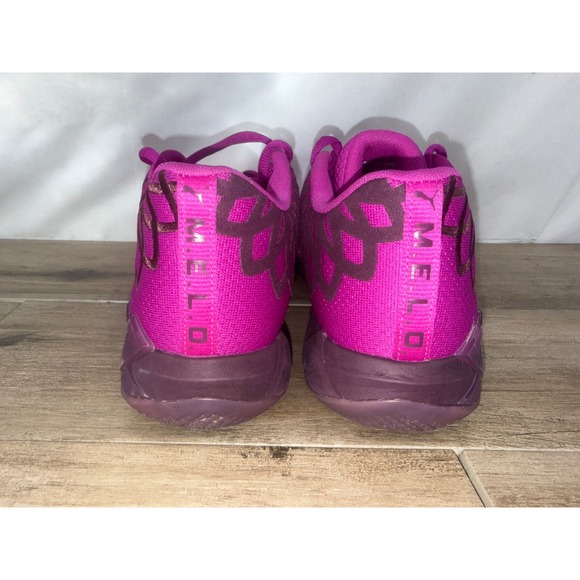 Puma MB.01 Low Basketball Shoes Mens Size 10 Purple Pink "Not From Here" - Picture 4 of 8